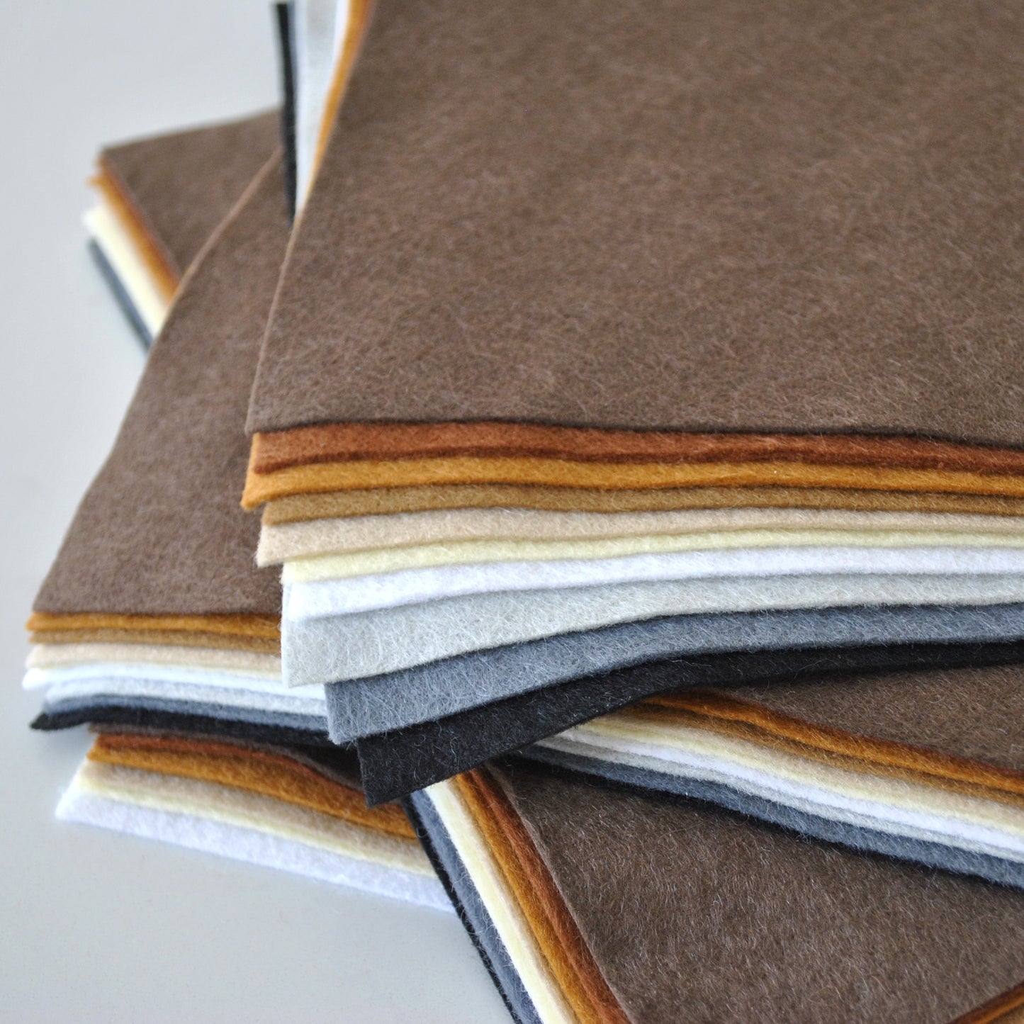 Animal Felt Bundle - Wool Blend Craft Felt - 10 sheets