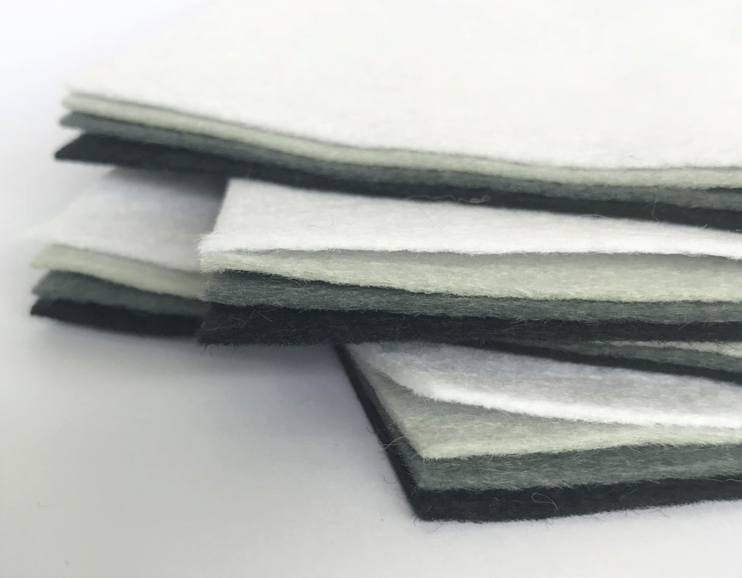 Black - Wool Blend Craft Felt Sheet