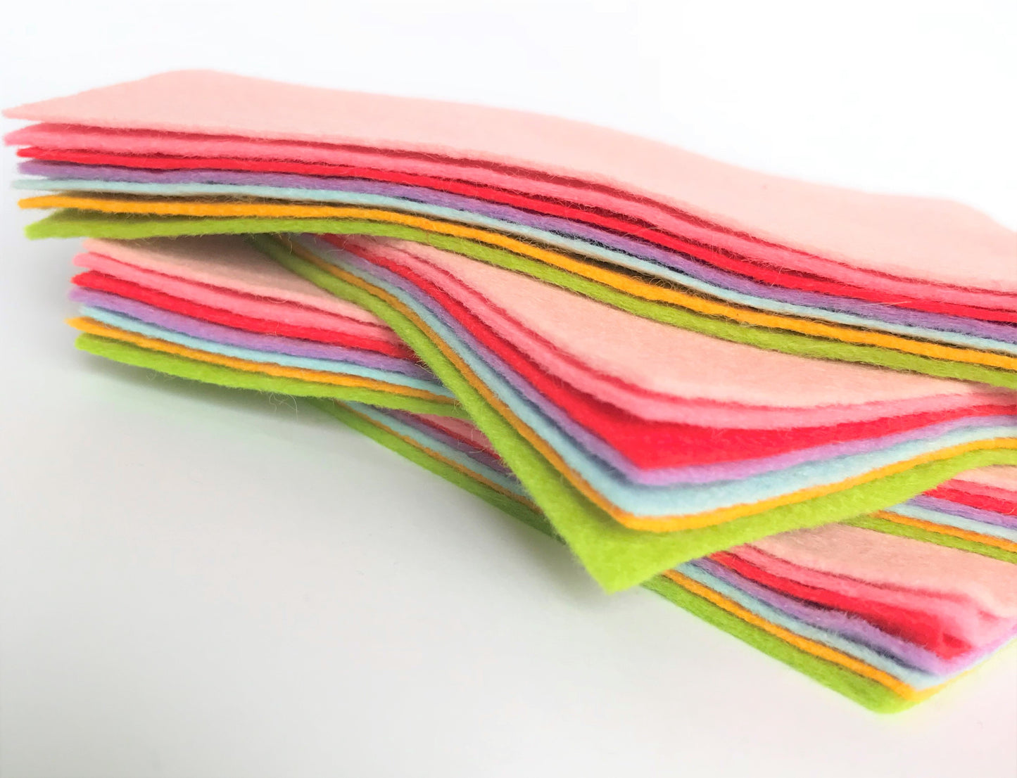 Candy Felt Bundle - Wool Blend Craft Felt - 7 sheets