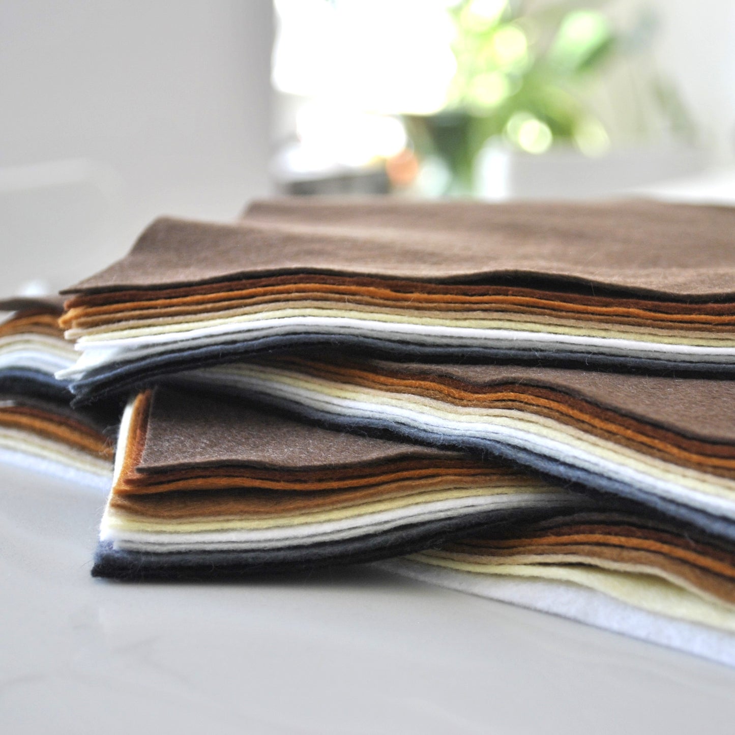 Animal Felt Bundle - Wool Blend Craft Felt - 10 sheets