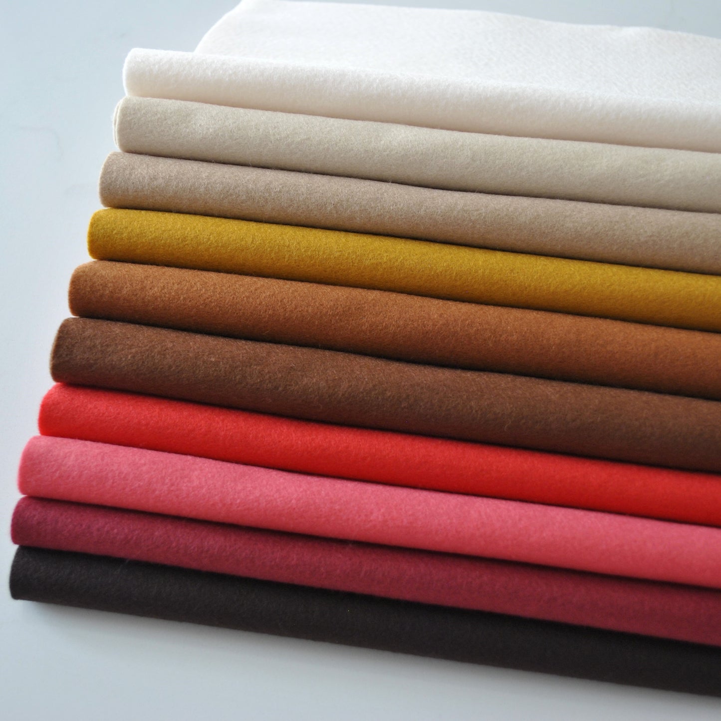 Berry Dessert Felt Bundle - Polyester Craft Felt - 10 sheets