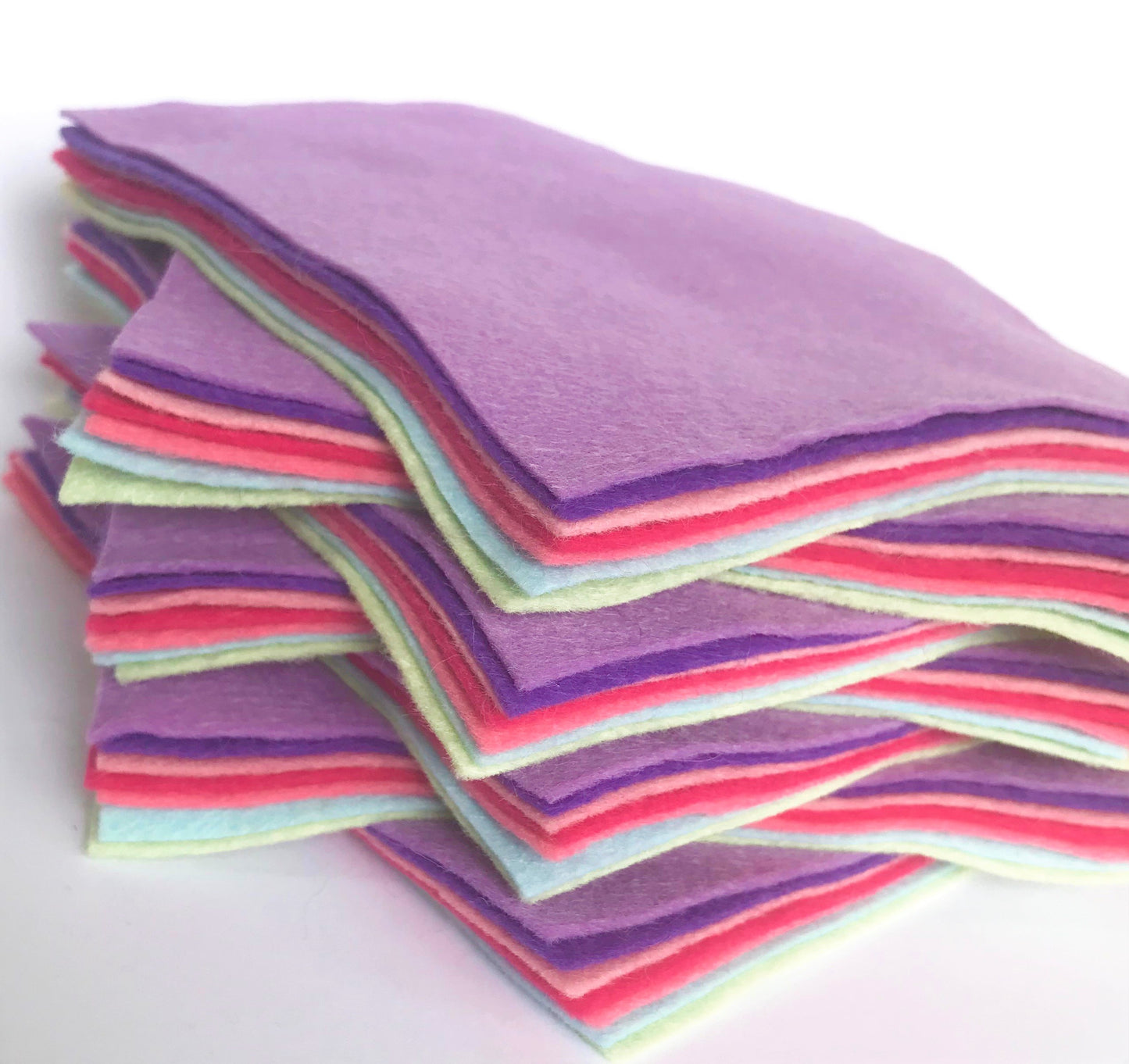 Bouquet Felt Bundle - Wool Blend Craft Felt - 7 sheets