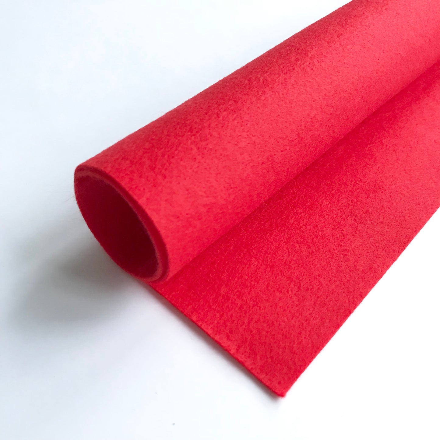 Red Rose - Polyester Craft Felt Sheet