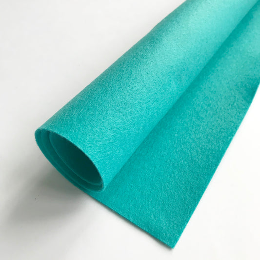 Caribbean Blue - Polyester Craft Felt Sheet