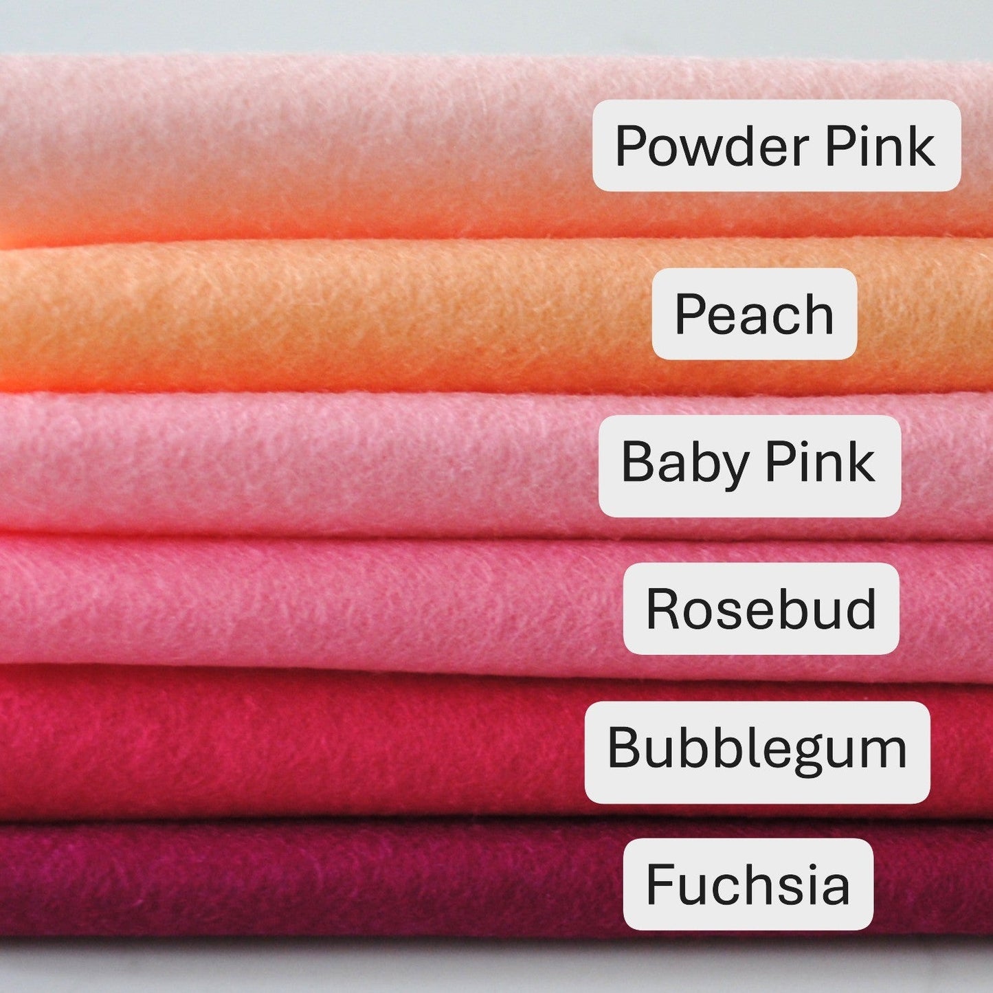 Rosebud - Wool Blend Craft Felt Sheet