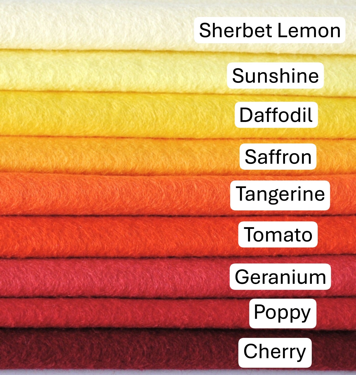 Daffodil - Wool Blend Craft Felt Sheet