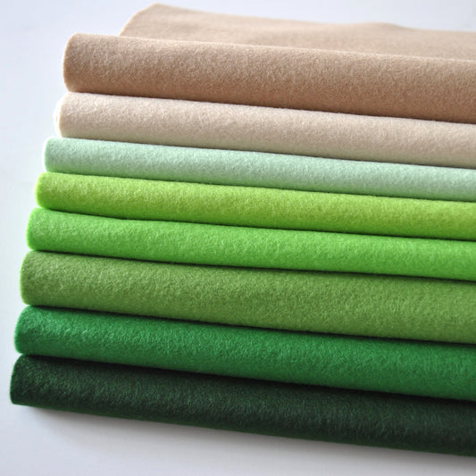 Shrub Felt Bundle - Polyester Craft Felt - 8 sheets